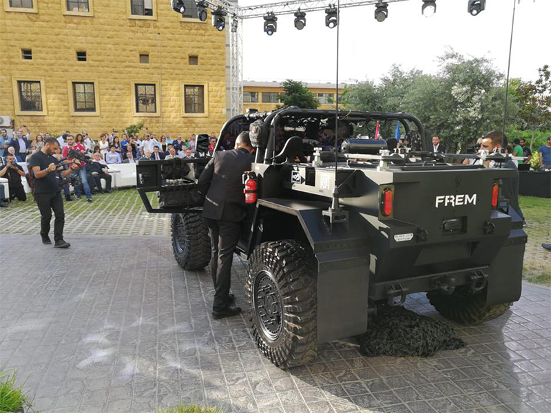 بالفيديو: أول سيارة رباعية الدفع بتصميم لبناني!